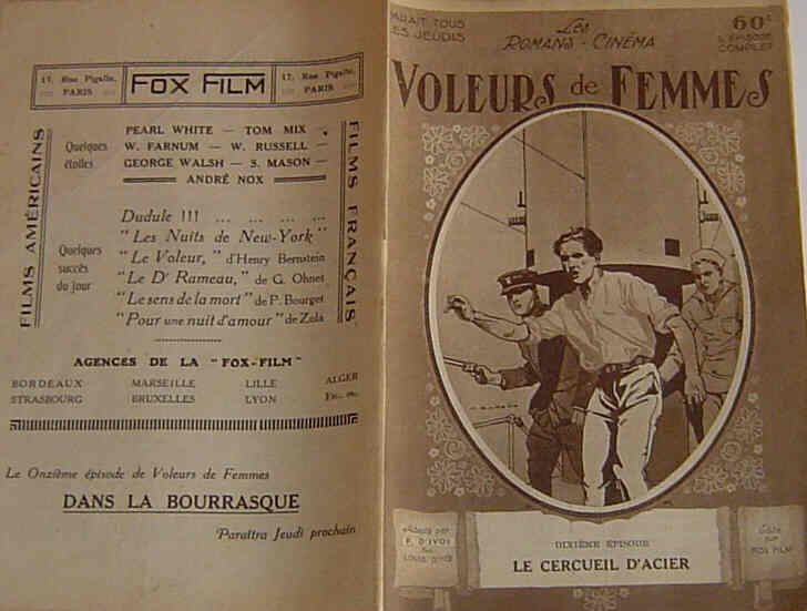 ROMANS CINEMA | LES magazine side cover Issue 10  1921