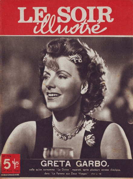 LE SOIR ILLUSTRE magazine side cover Issue 774 24 April 1947