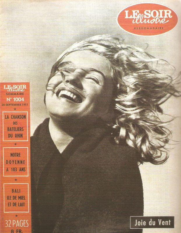 LE SOIR ILLUSTRE magazine side cover Issue 1004 20 September 1951