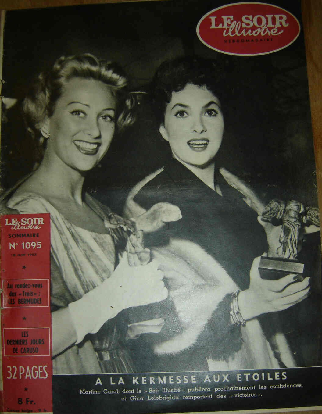 LE SOIR ILLUSTRE magazine side cover Issue 1095 18 June 1953