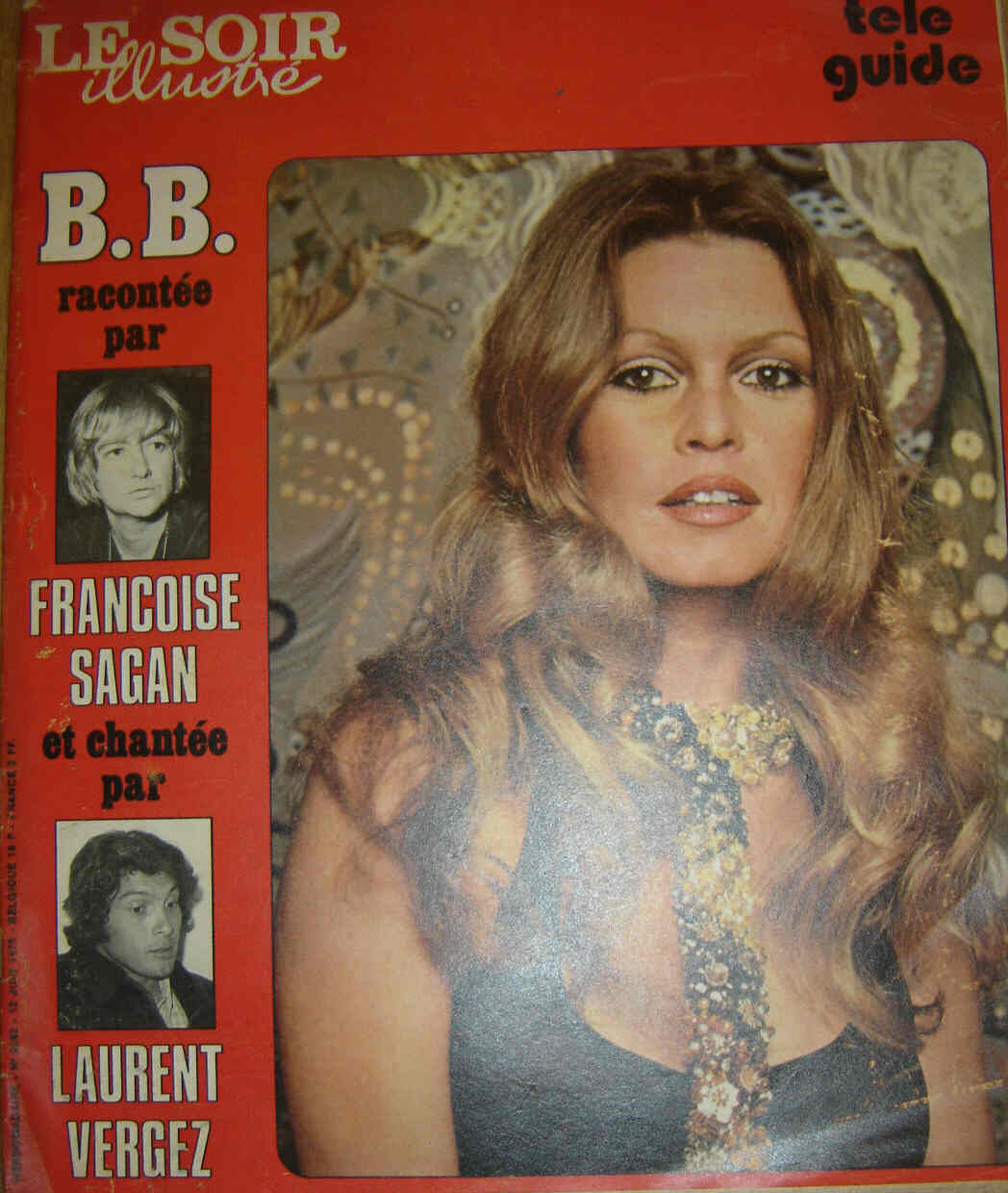LE SOIR ILLUSTRE magazine side cover Issue 2242 12 June 1975