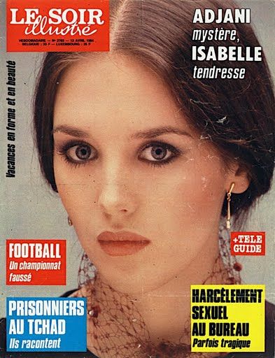 LE SOIR ILLUSTRE magazine side cover 12 April 1984