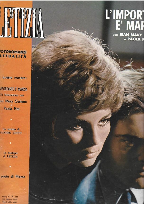 LETIZIA magazine side cover Issue 144 25 August 1970