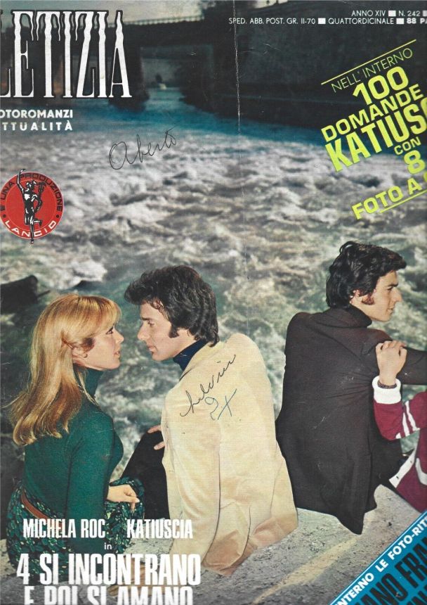 LETIZIA magazine side cover Issue 242   1974