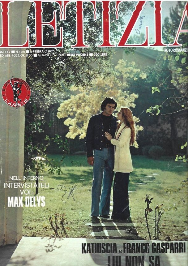 LETIZIA magazine side cover Issue 260 6 February 1975