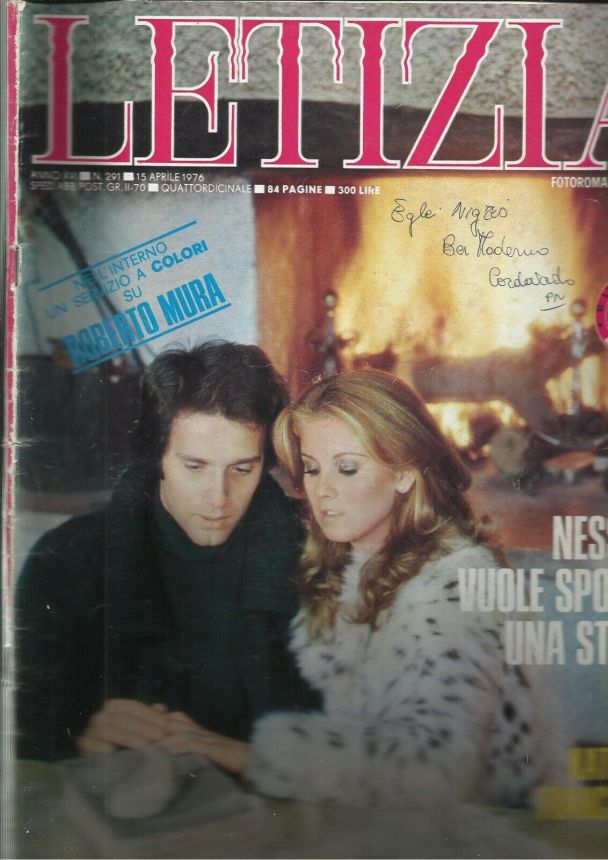 LETIZIA magazine side cover Issue 291 15 April 1976