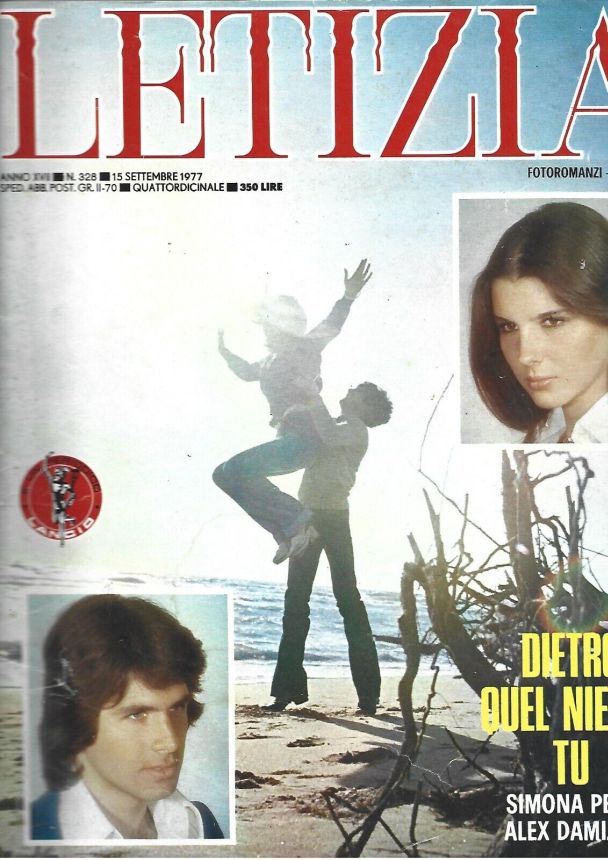 LETIZIA magazine side cover Issue 328 15 September 1977