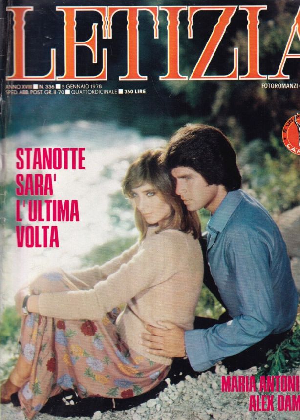 LETIZIA magazine side cover Issue 336 5 January 1978