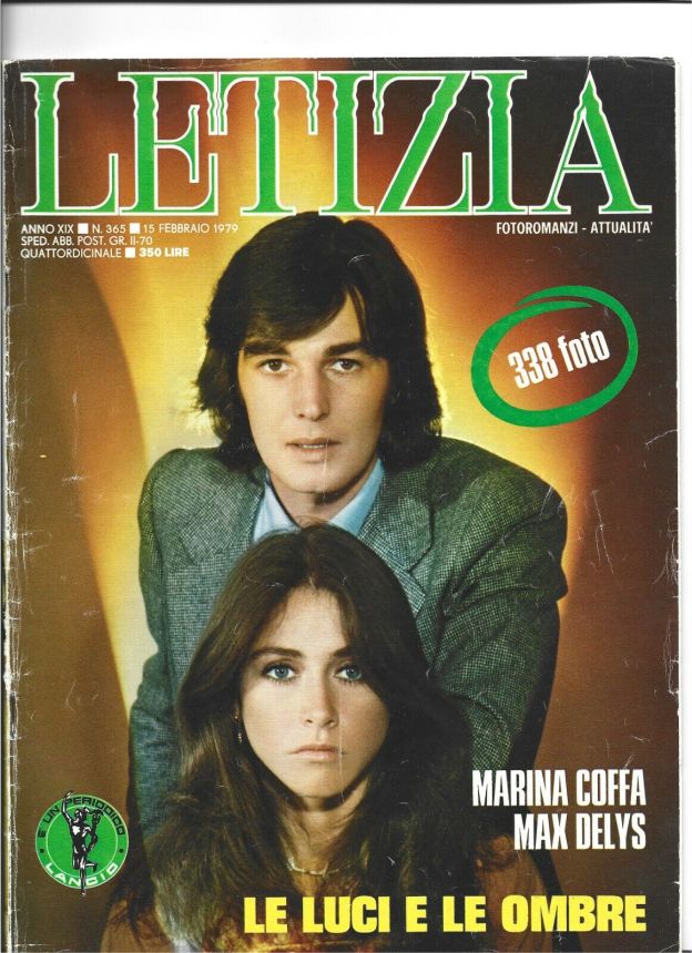 LETIZIA magazine side cover Issue 365 15 February 1979