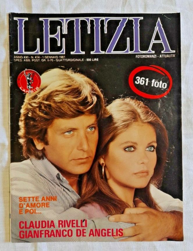 LETIZIA magazine side cover Issue 414 1 January 1981