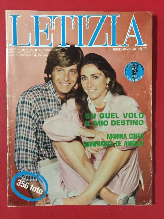 LETIZIA magazine side cover Issue 415 15 January 1981