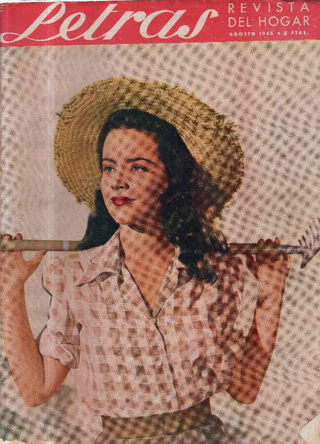 LETRAS magazine side cover Issue 97 August 1945