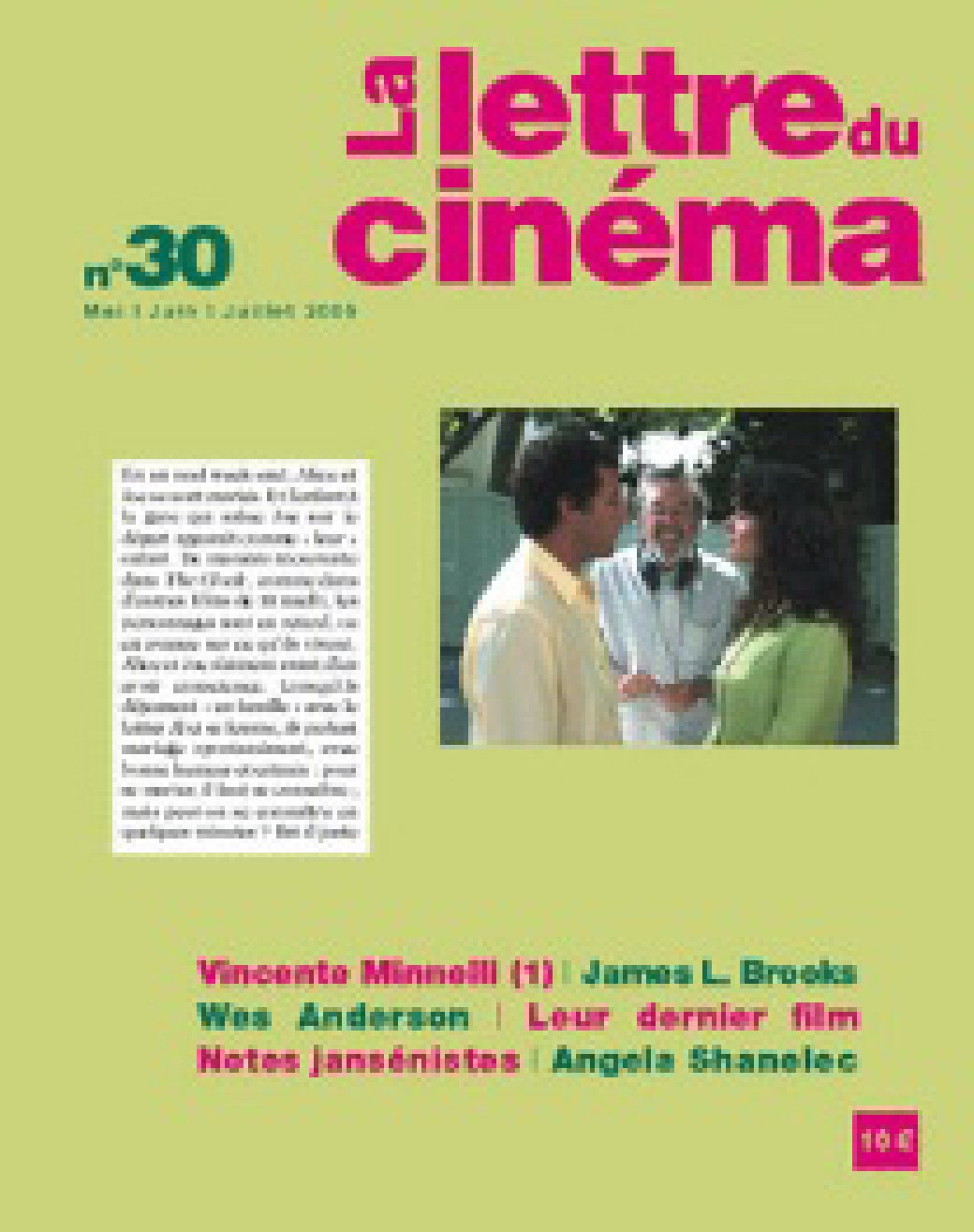 LETTRE DU CINEMA | LA magazine side cover Issue 30   