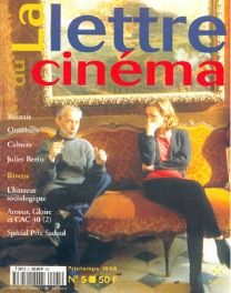 LETTRE DU CINEMA | LA magazine side cover Issue 5 Spring 1998