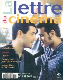 LETTRE DU CINEMA | LA magazine side cover Issue 9 Spring 1999
