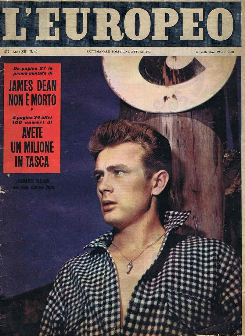L EUROPEO magazine side cover Issue 40 30 September 1956
