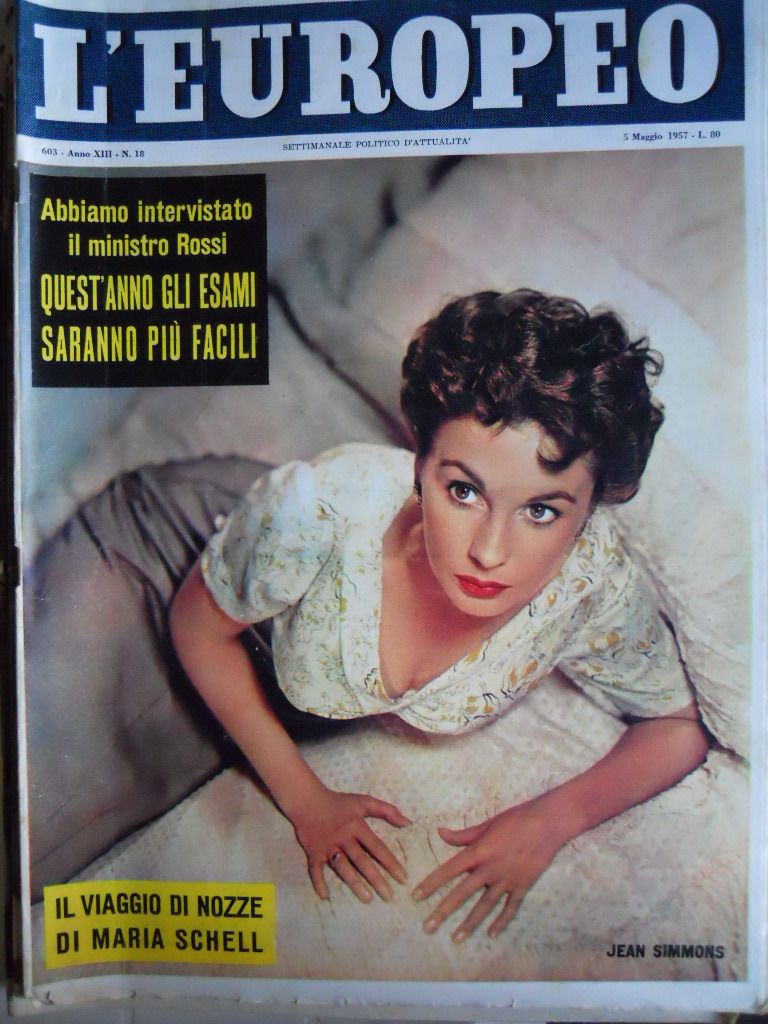 L EUROPEO magazine side cover Issue 18 5 May 1957