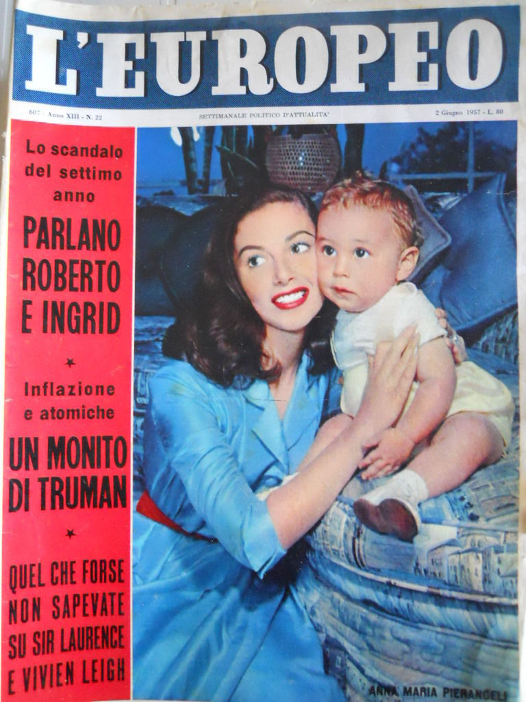 L EUROPEO magazine side cover Issue 22 2 June 1957