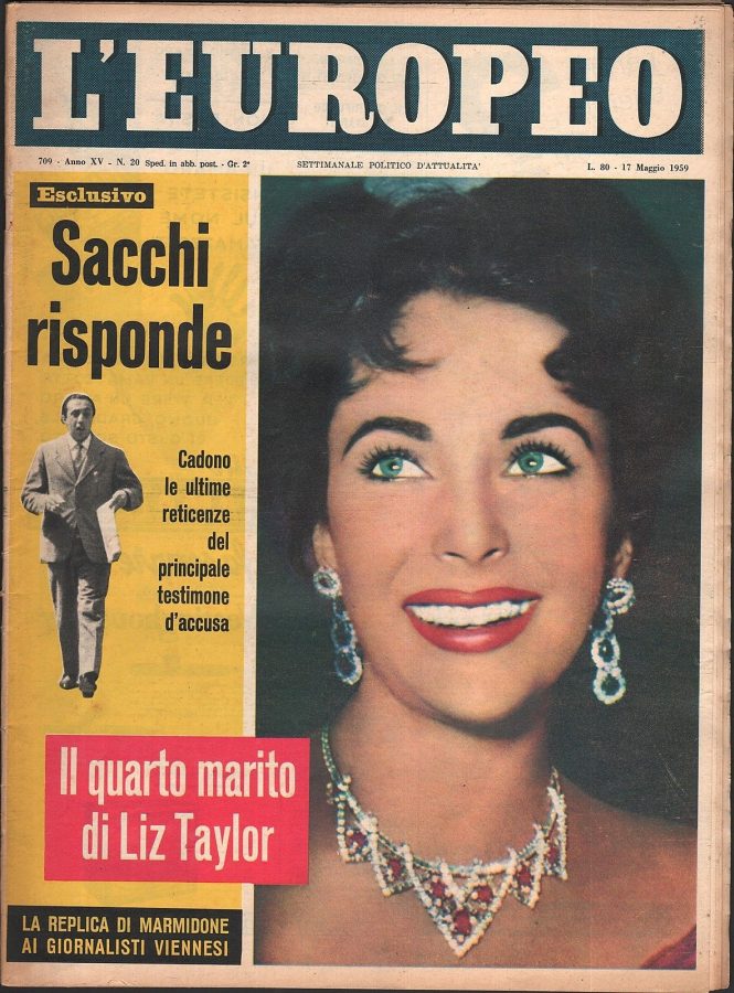 L EUROPEO magazine side cover Issue 20 17 May 1959