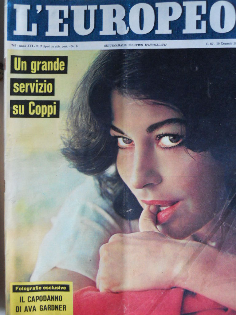 L EUROPEO magazine side cover Issue 2 10 January 1960