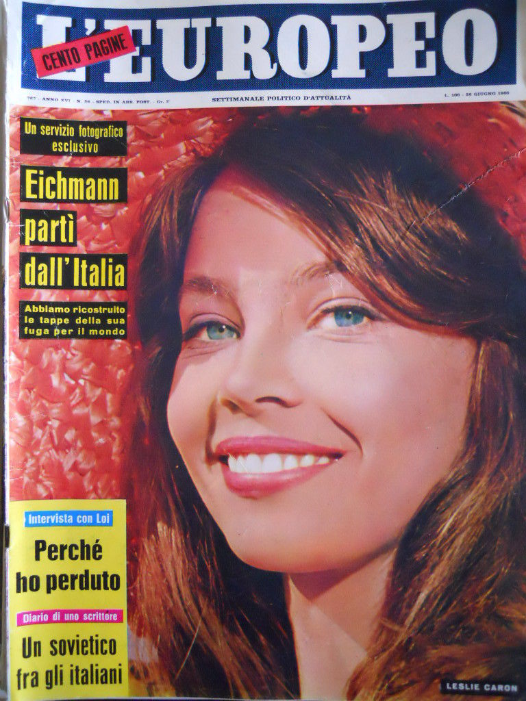 L EUROPEO magazine side cover Issue 26 26 June 1960