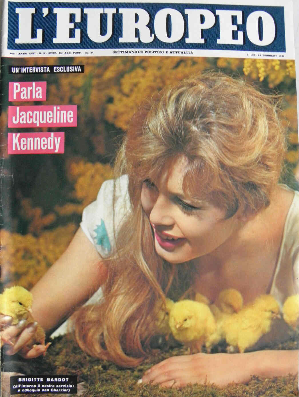 L EUROPEO magazine side cover Issue 9 26 February 1961