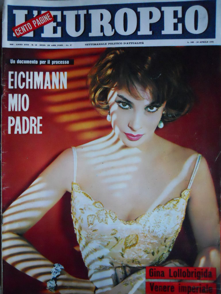 L EUROPEO magazine side cover Issue 16 16 April 1961