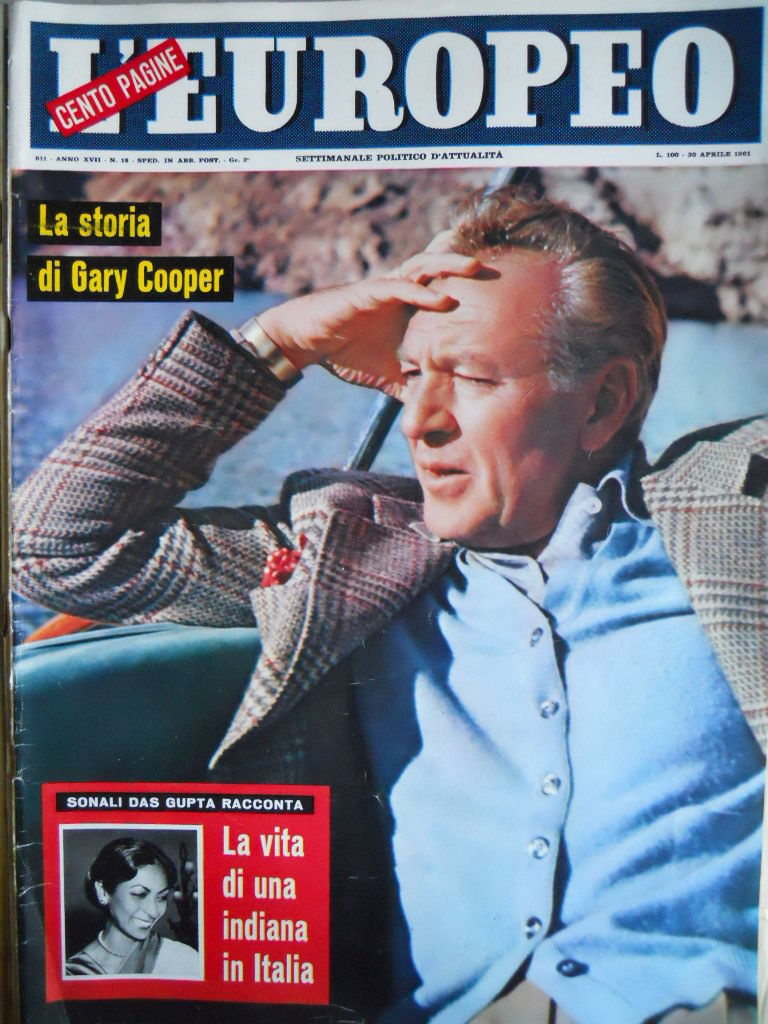 L EUROPEO magazine side cover Issue 18 30 April 1961