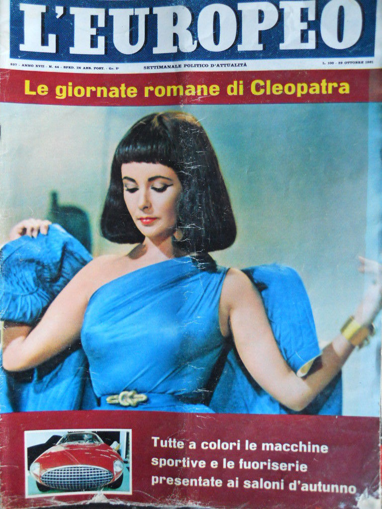 L EUROPEO magazine side cover Issue 44 29 October 1961
