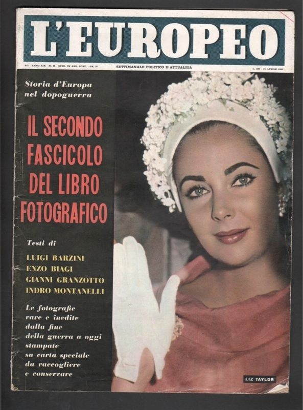 L EUROPEO magazine side cover Issue 16 14 April 1963