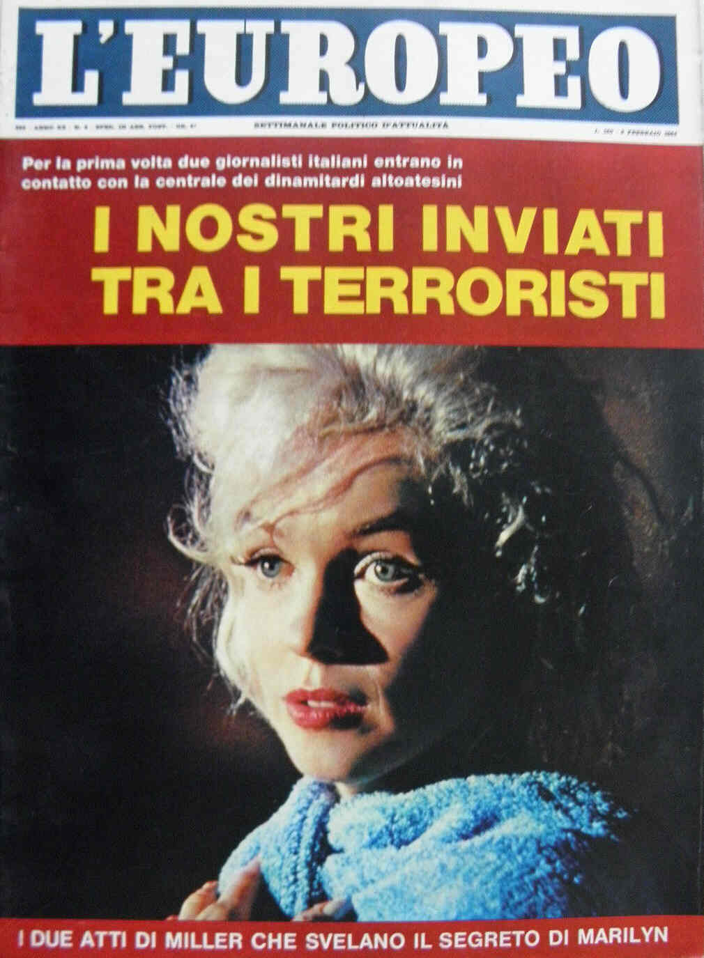 L EUROPEO magazine side cover Issue 6 9 February 1964