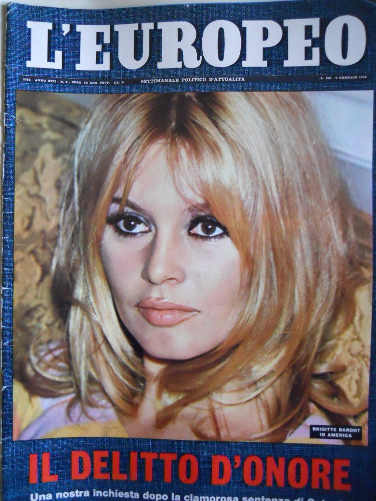 L EUROPEO magazine side cover Issue 2 6 January 1966