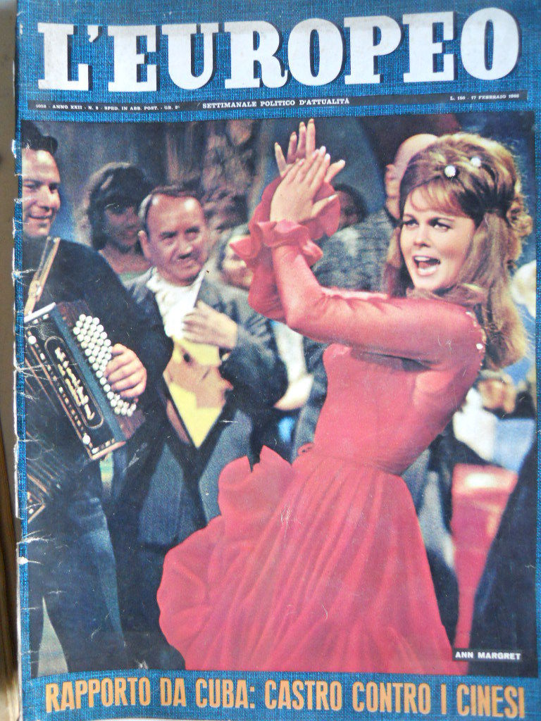 L EUROPEO magazine side cover Issue 8 17 February 1966