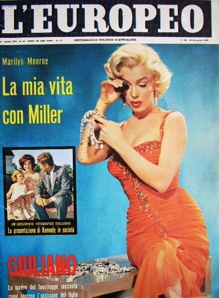 L EUROPEO magazine side cover Issue 47 20 November 1960