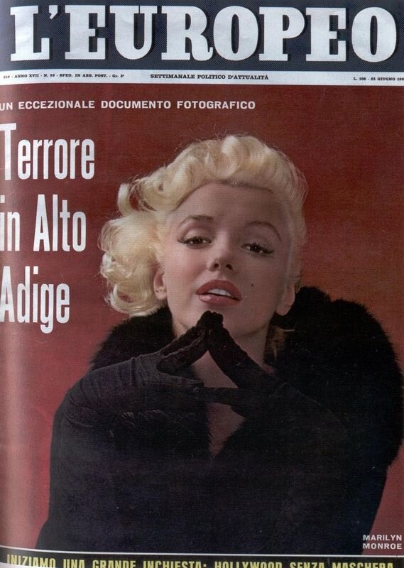 L EUROPEO magazine side cover Issue 24 25 June 1961