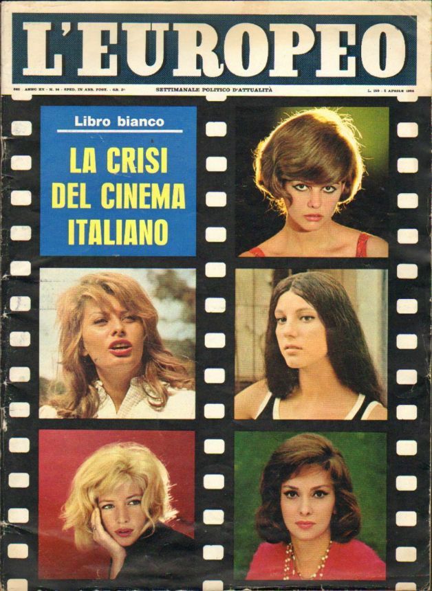 L EUROPEO magazine side cover Issue 14 5 April 1964