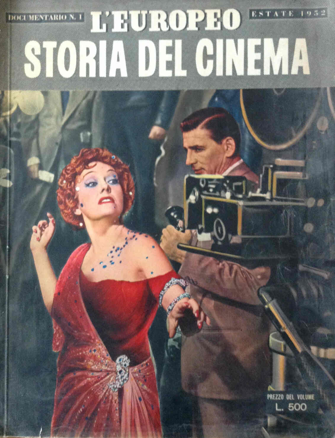 L EUROPEO STORIA DEL CINEMA magazine side cover Issue 1 Summer 1952