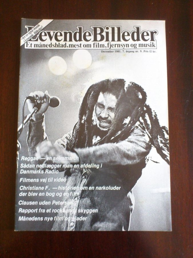 LEVENDE BILLEDER magazine side cover  December 1981
