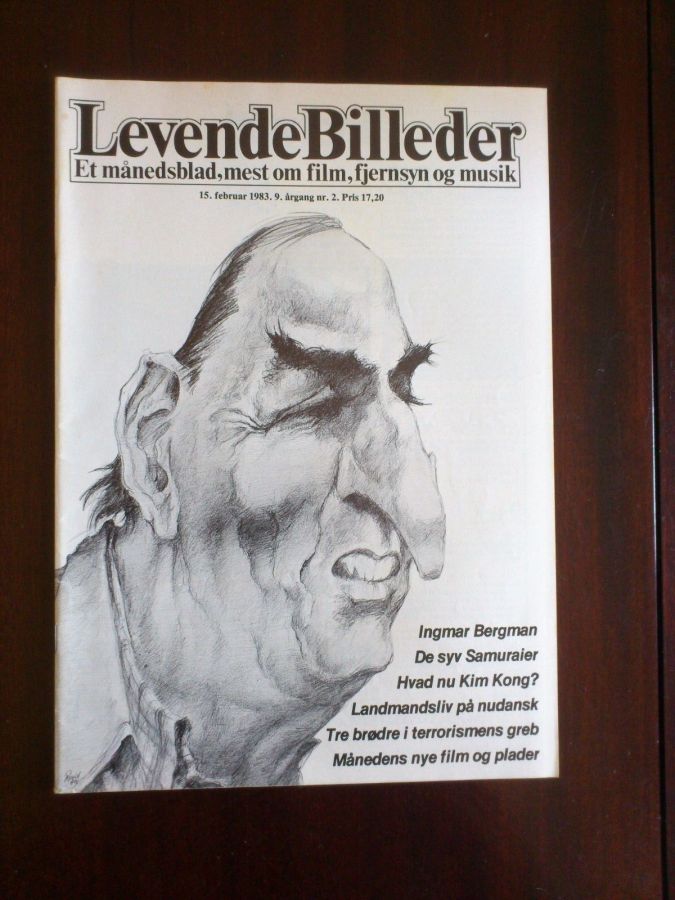LEVENDE BILLEDER magazine side cover 15 February 1983