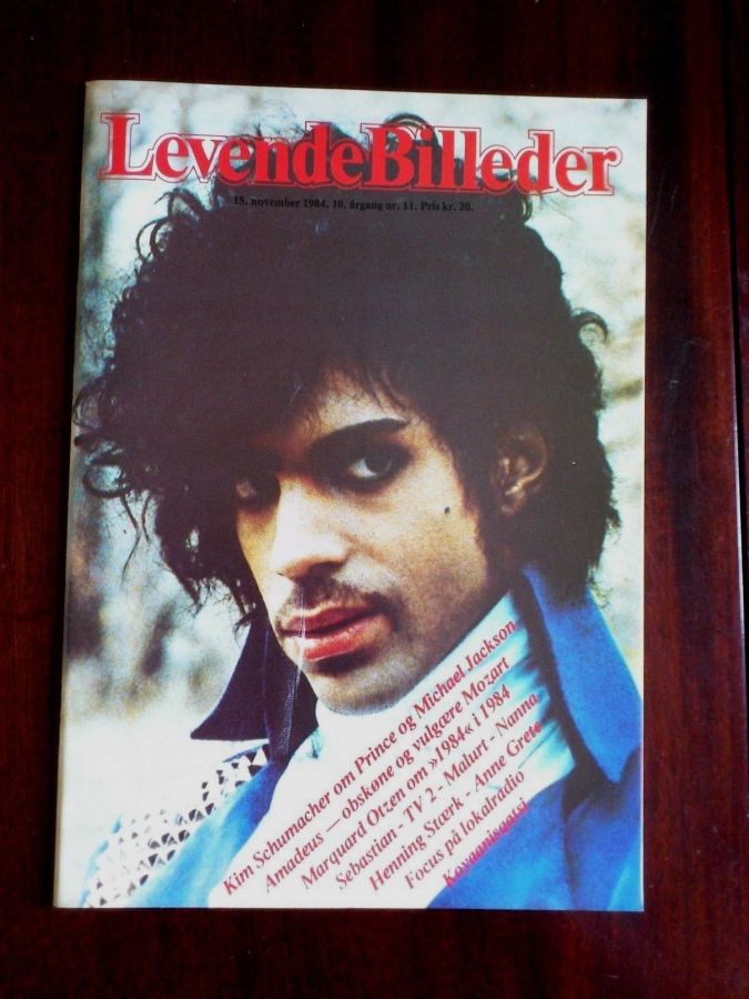LEVENDE BILLEDER magazine side cover 15 November 1984