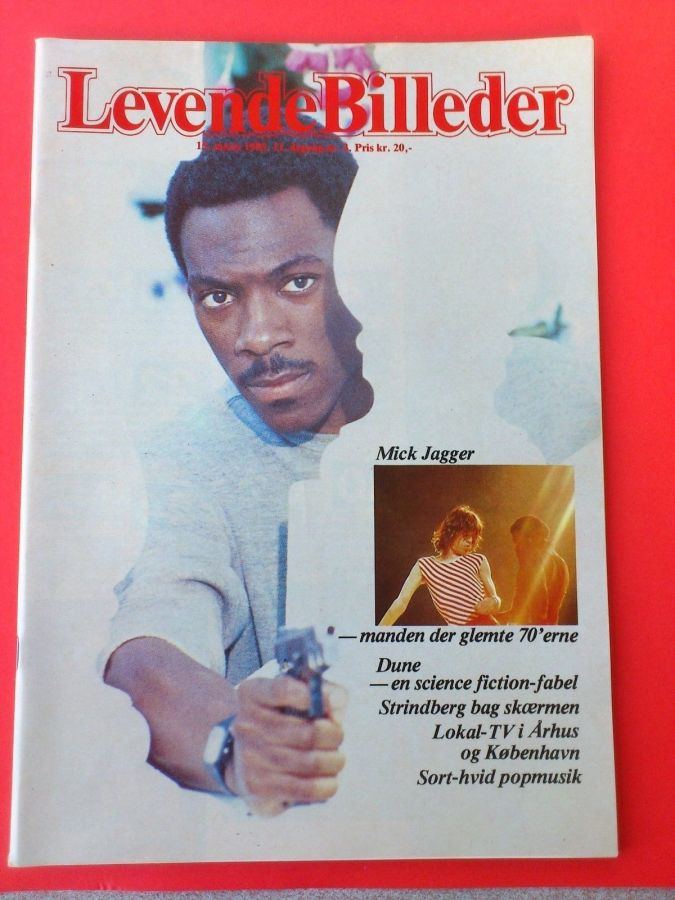 LEVENDE BILLEDER magazine side cover 15 June 1985
