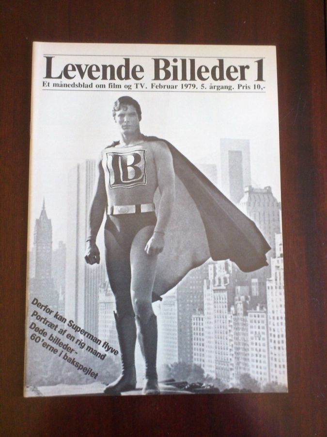 LEVENDE BILLEDER magazine side cover  February 1979