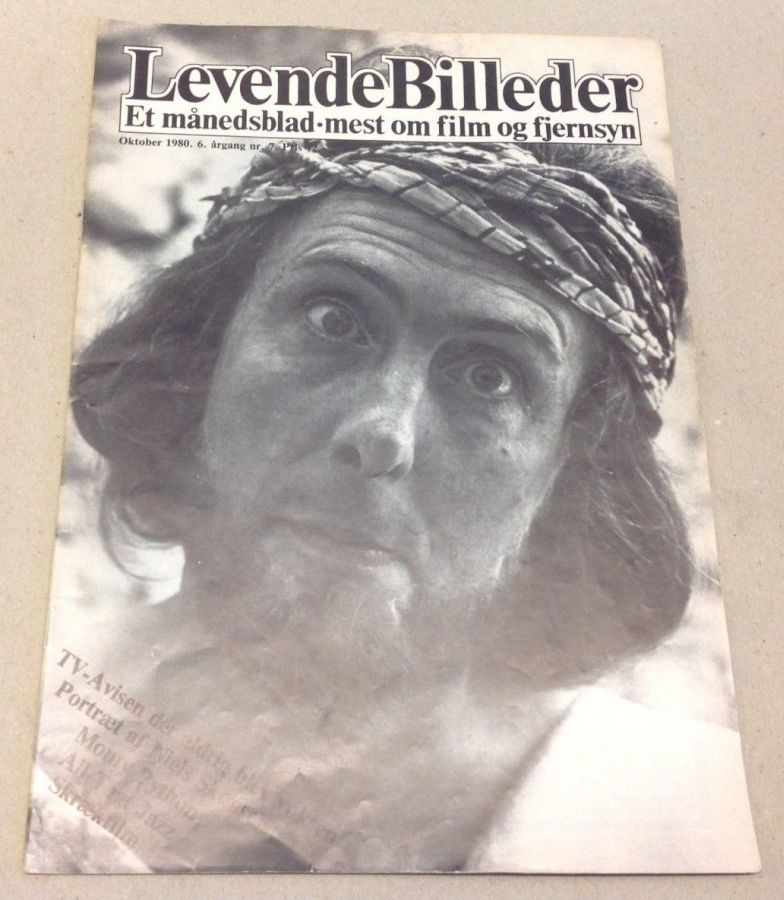 LEVENDE BILLEDER magazine side cover October 1980
