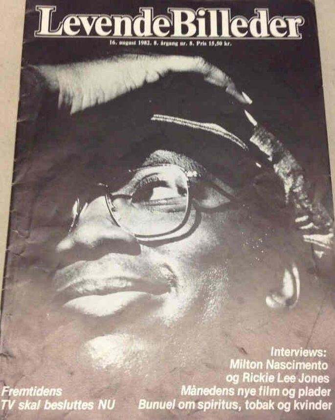 LEVENDE BILLEDER magazine side cover 16 August 1982