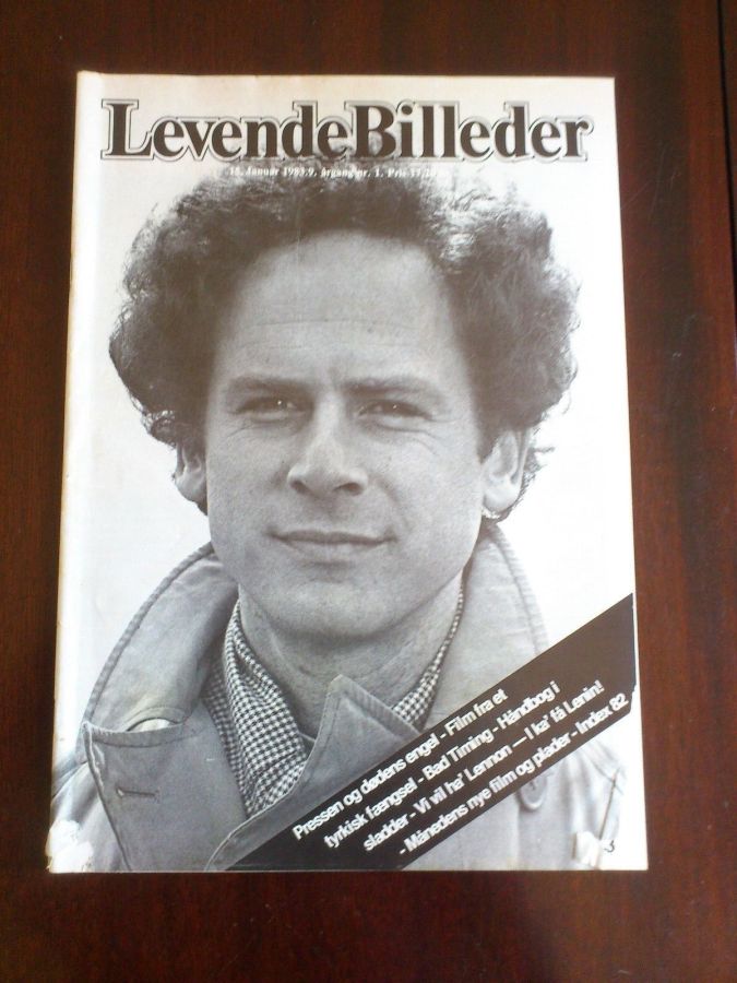 LEVENDE BILLEDER magazine side cover  January 1983