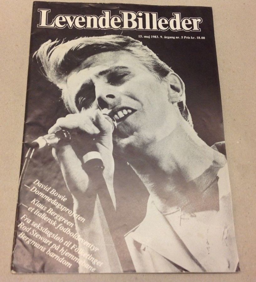 LEVENDE BILLEDER magazine side cover May 1983