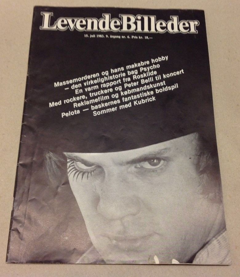 LEVENDE BILLEDER magazine side cover July 1983