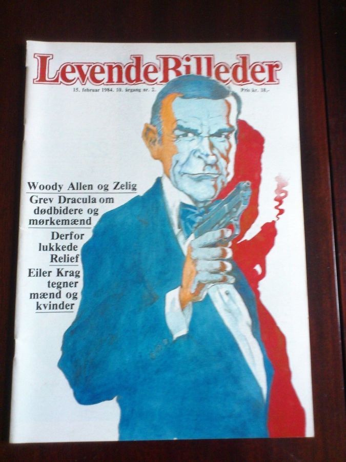 LEVENDE BILLEDER magazine side cover 15 February 1984