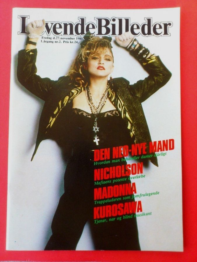 LEVENDE BILLEDER magazine side cover 27 November 1985