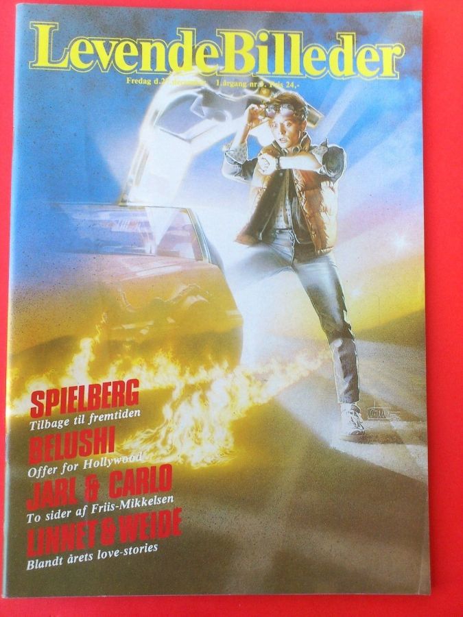 LEVENDE BILLEDER magazine side cover 27 December 1985